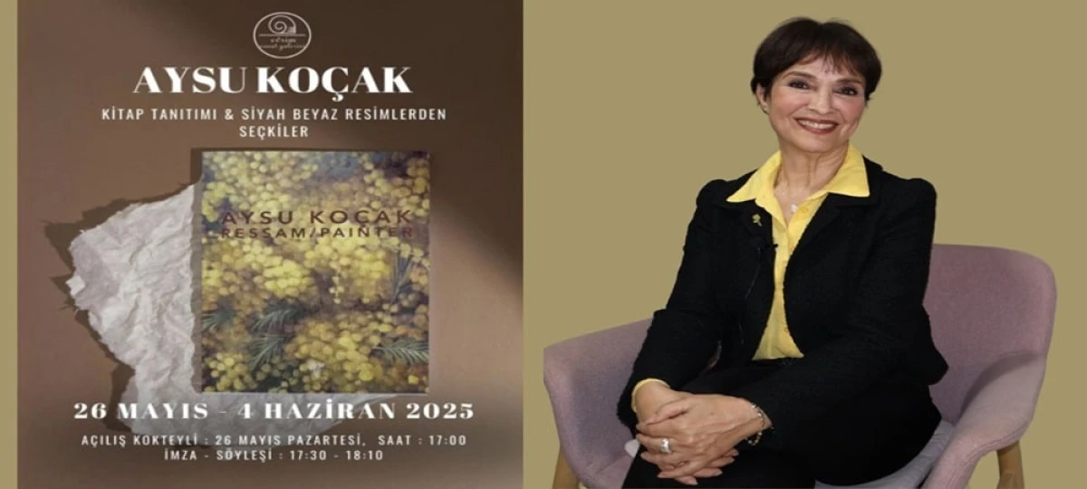 Ressam Aysu Koçak’tan Sanatta 50. Yıla Özel Etkinlik ile Kutluyor