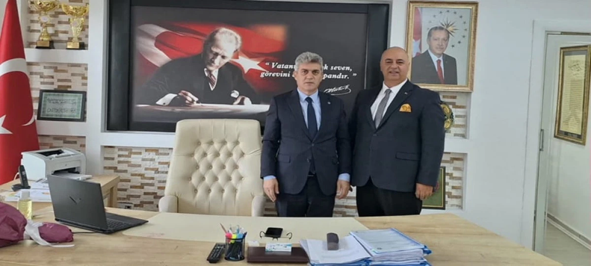 YGD Başkanı Yılmaz&rsquo;dan Kaymakam Tahsin Aksu&rsquo;ya Ziyaret